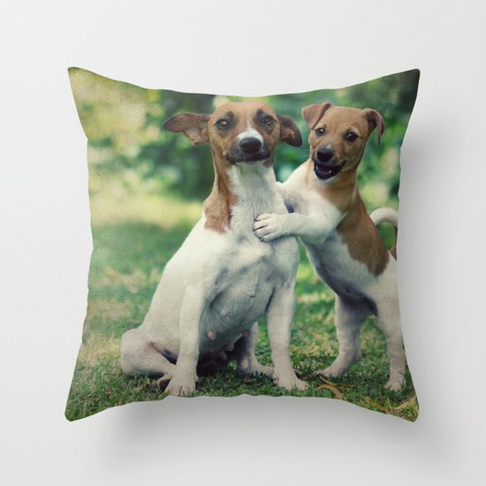 Something to Make You Smile Throw Pillow