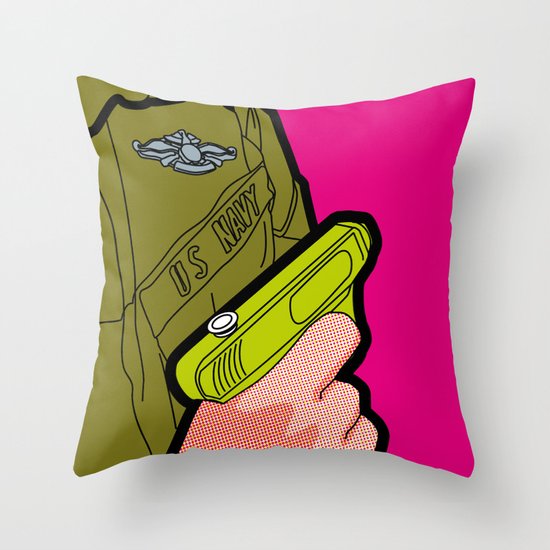 Pop Icon - War Machine Throw Pillow