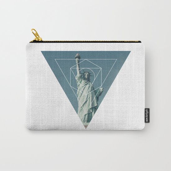 Statue of Liberty - Geometric Photography Carry-All Pouch