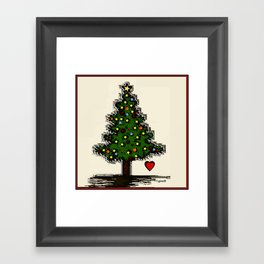 Holiday with Heart  Framed Art Print