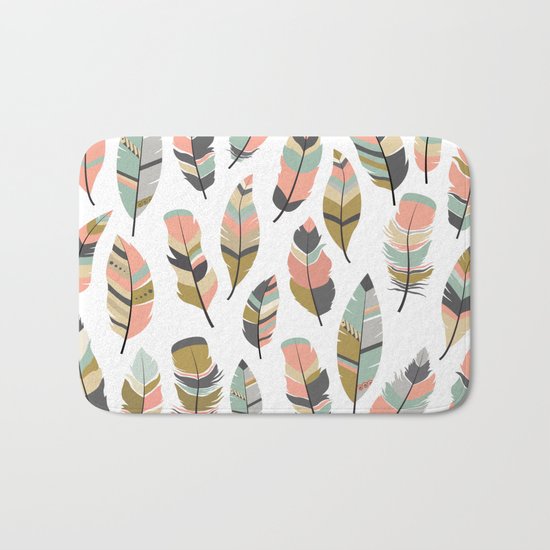 Feather Bath Mat