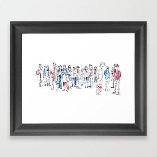 In Moments of Waiting Framed Art Print