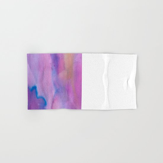 Purple Watercolour Hand & Bath Towel