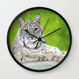 Bobcat Wall Clock