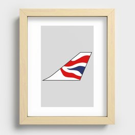 British Airways Recessed Framed Print