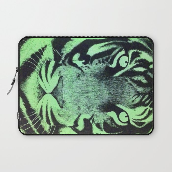 Be A Tiger (Green) Laptop Sleeve
