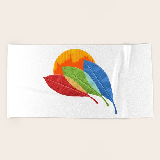 mezze stagioni Beach Towel