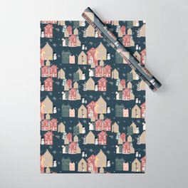 Holiday Village Wrapping Paper