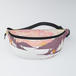 Winter Abstract Fanny Pack