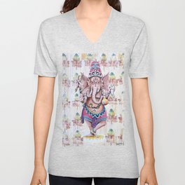Ganesh Chaturthi V Neck T Shirt