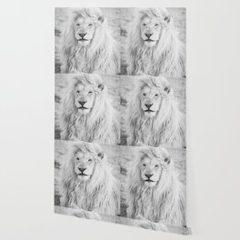 White Lion Wallpaper For Any Decor Style Society6 White Lion Wallpaper For Any Decor Style Society6