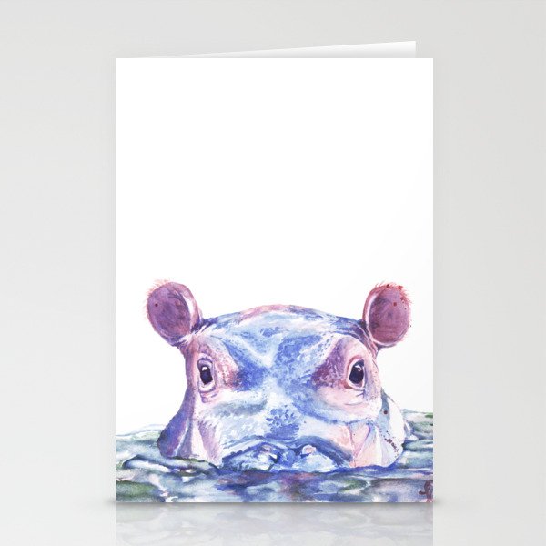 Happy Hippo Fiona Stationery Cards