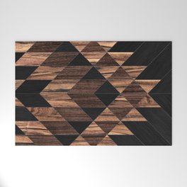 Urban Tribal Pattern No.11 - Aztec - Wood Welcome Mat