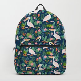 Floral Pelican Backpack