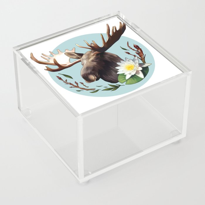 Moose Lily Acrylic Box