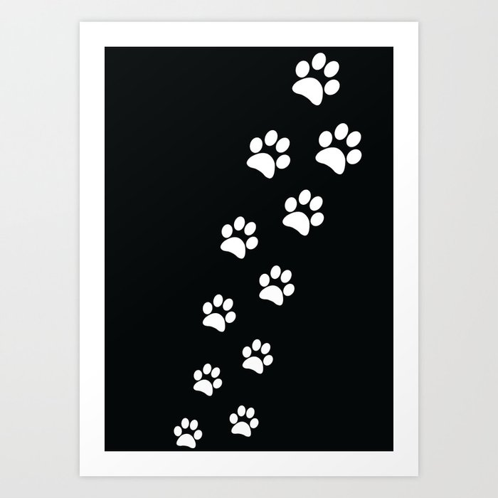 Cat Paws Art Print