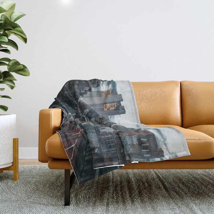 New York City Manhattan skyline Throw Blanket