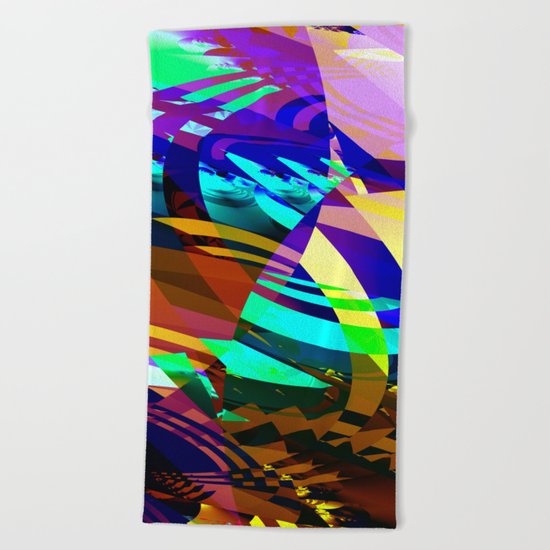 vampire colors Beach Towel