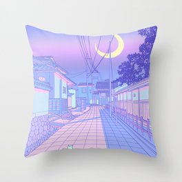 Kyoto Nights Throw Pillow