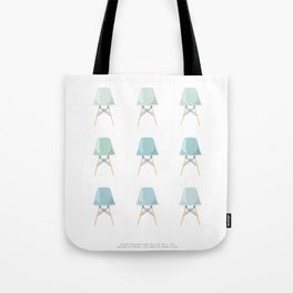 Mint Chairs Tote Bag