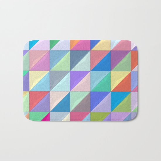 Geometric Shapes I Bath Mat