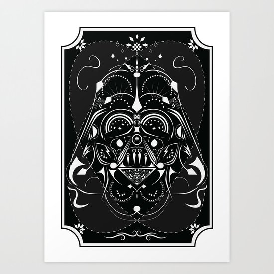 Darth Vader on Acid Art Print
