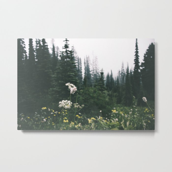 Forest Blooms Metal Print