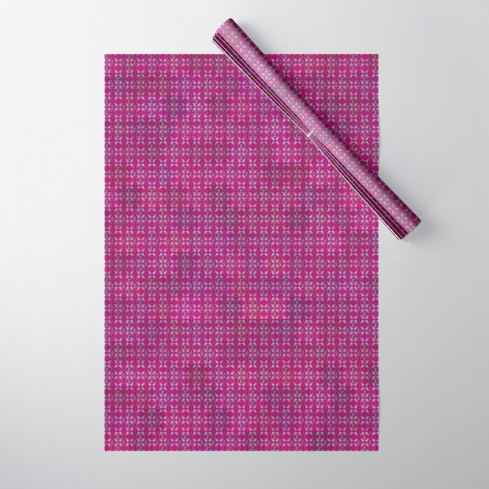 Pink geometric pattern Wrapping Paper