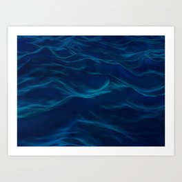 Dark Waves | Seascape Abstract Art Print