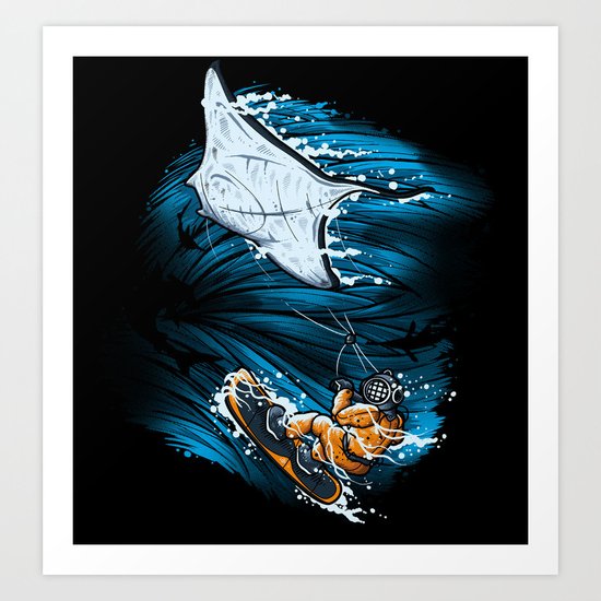 SUBOCEANIC EXTREME Art Print