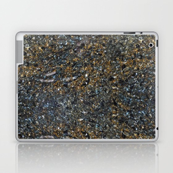 Black Gold Granite Laptop Ipad Skin By Tamsinlucie Society6 Black Gold Granite Laptop Ipad Skin