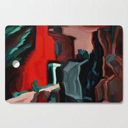 Red Night, Thoughts, 1929 by Oscar Bluemner Cutting Board