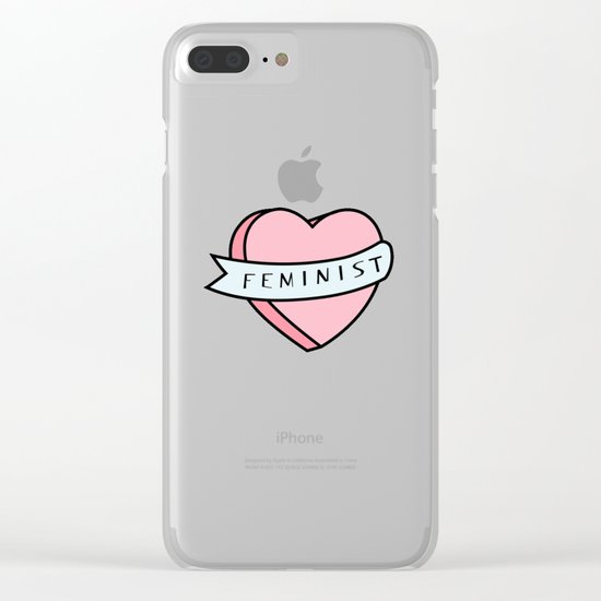 Feminist Clear iPhone Case