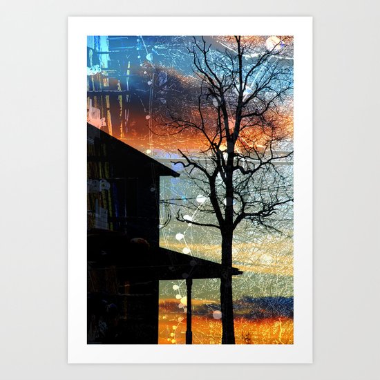 Winter Electric Art Print