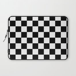 Checkered (Black & White Pattern) Laptop Sleeve