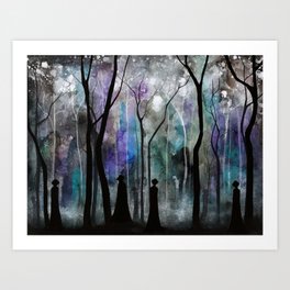 Haunted Forest Art Print