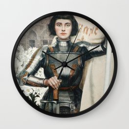 Saint Joan Of Arc Wall Clock