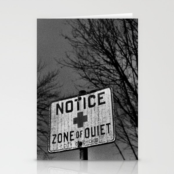 Quiet Zone Stationery Cards