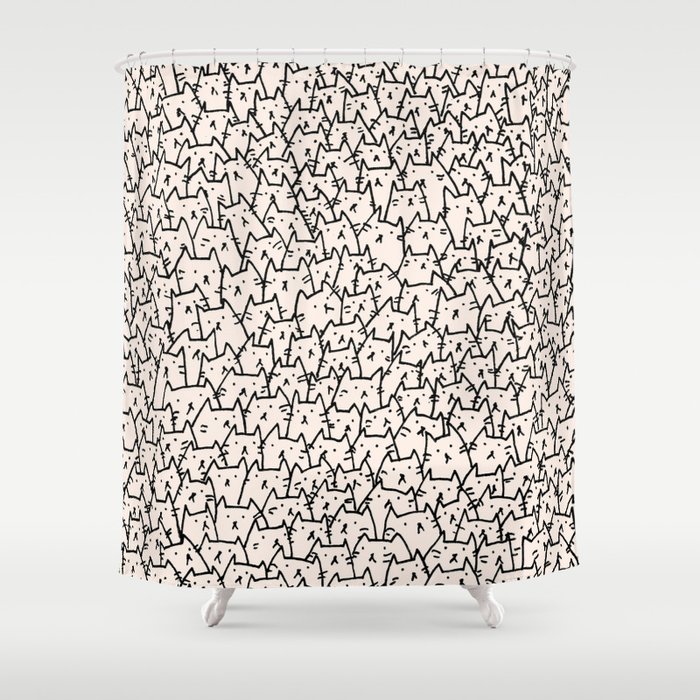 A Lot of Cats Shower Curtain