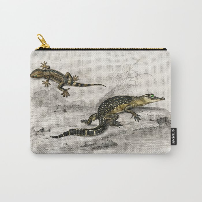 Alligator & Lilford'swall lizard  Carry-All Pouch