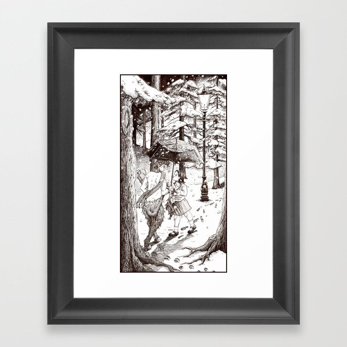 The Lion The Witch And The Wardrobe Framed Art Print By