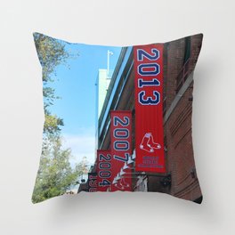 Red Sox - 2013 World Series Champions!  Fenway Park Throw Pillow