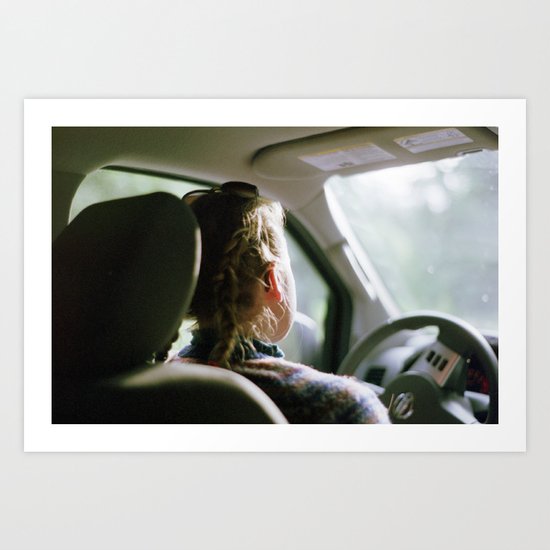 Driving Art Print