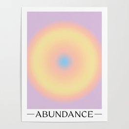 Abundance Spiritual Art Print Poster