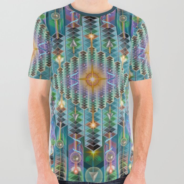 Celestial Eye All Over Graphic Tee