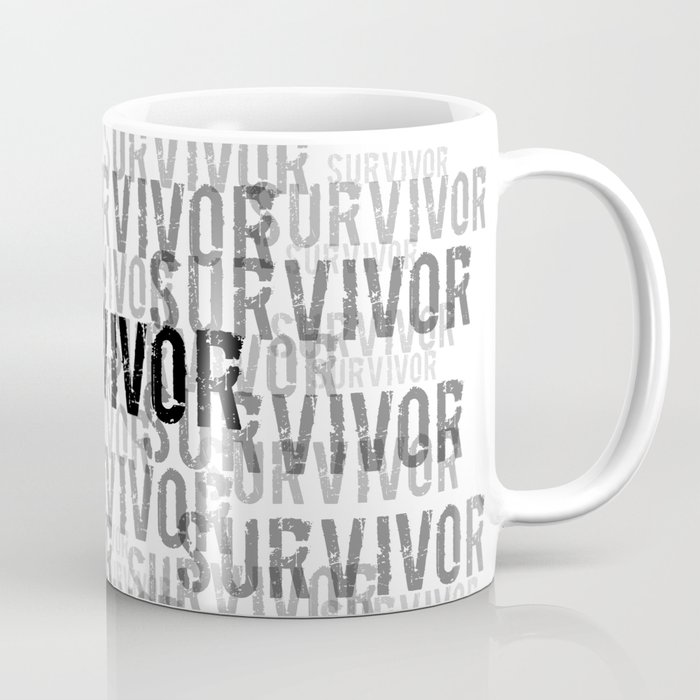 Survivor (Black Text) Coffee Mug