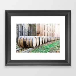 Bourbon Barrel Framed Art Print