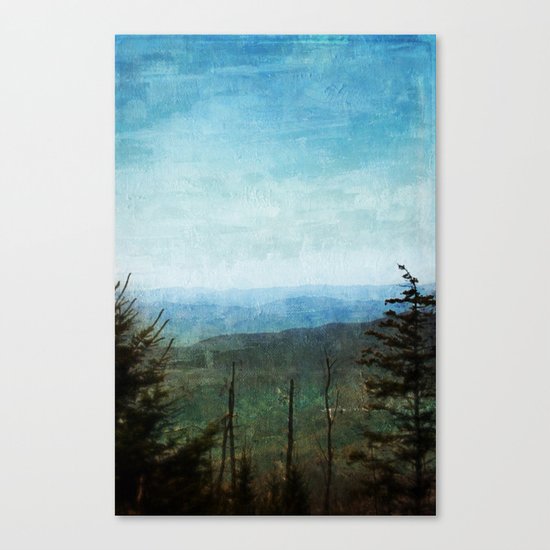 View from Clingman's Dome Tennessee Smoky Mountains Canvas Print