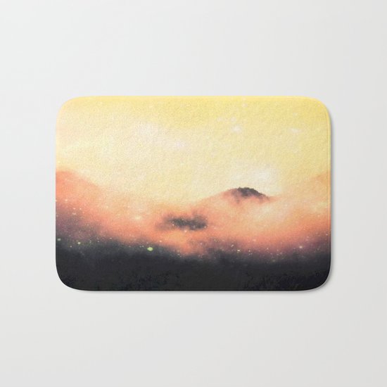 Cosmic landscape #stardust #society6 Bath Mat