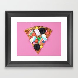 Sweet Pizza Framed Art Print